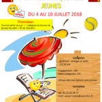 affiche tournoi jeunes ete 2018